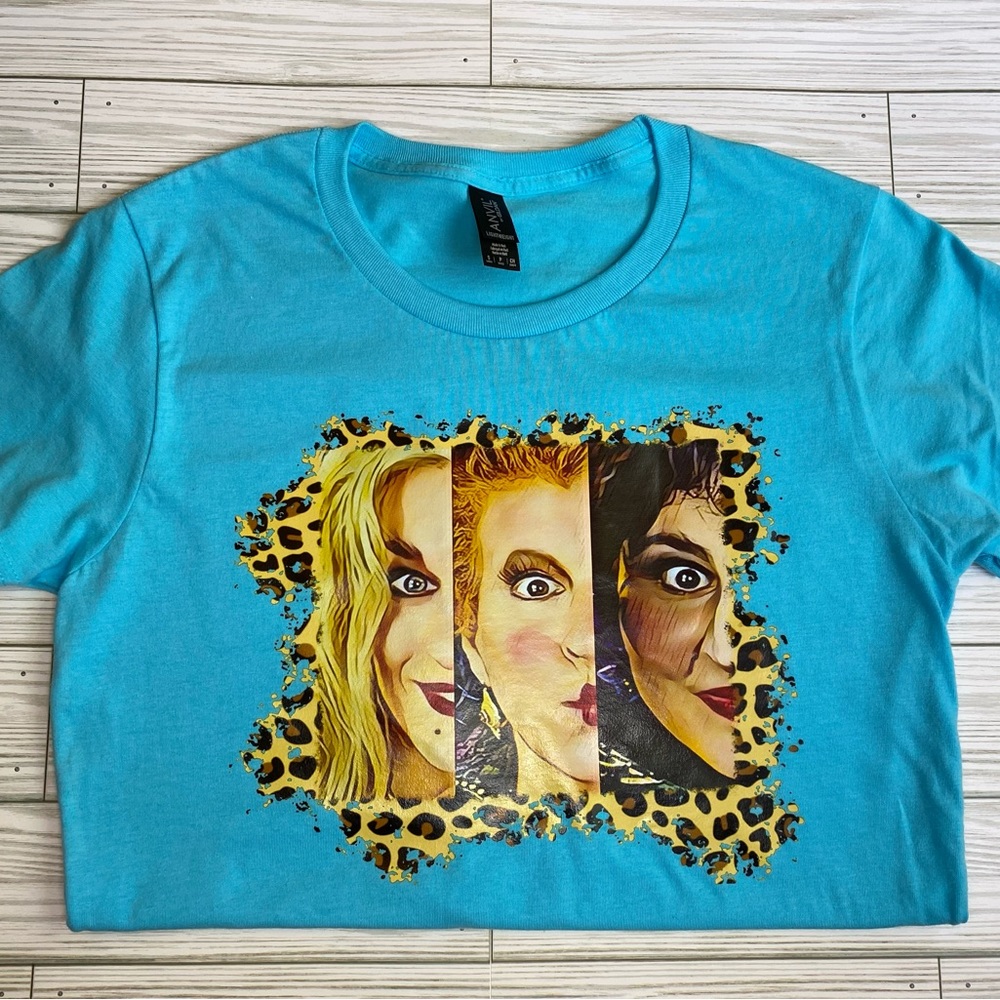 Super cute screen printed hocus pocus shirt